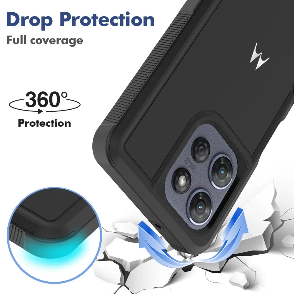 Military Grade Anti-Drop Armor Phone Case - 2-in-1 Protection Cover