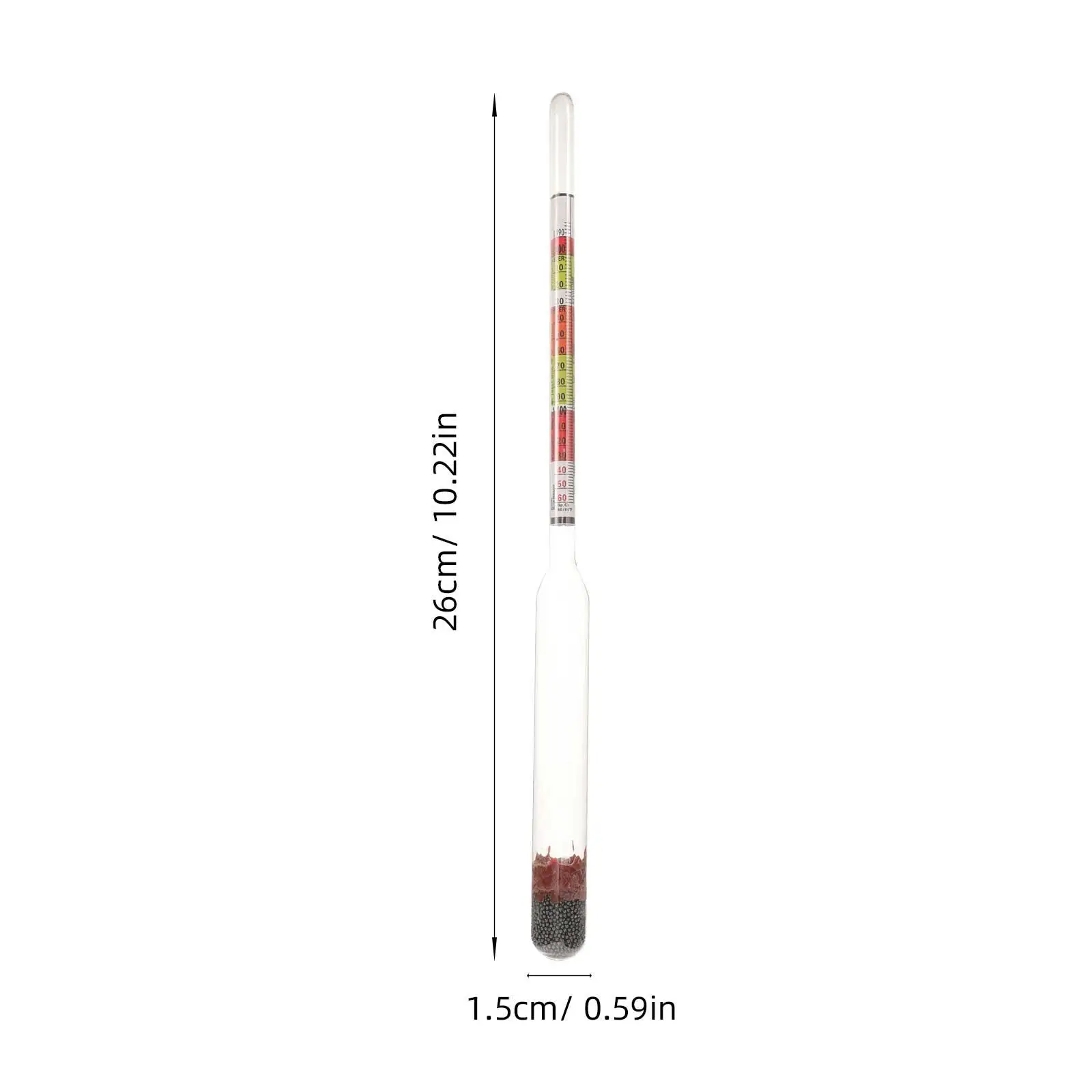 Portable Alcohol Tester Glass Vinometer Alcohol Meter Hydrometer For Brewing Tool Measuring Tools Hydrometer