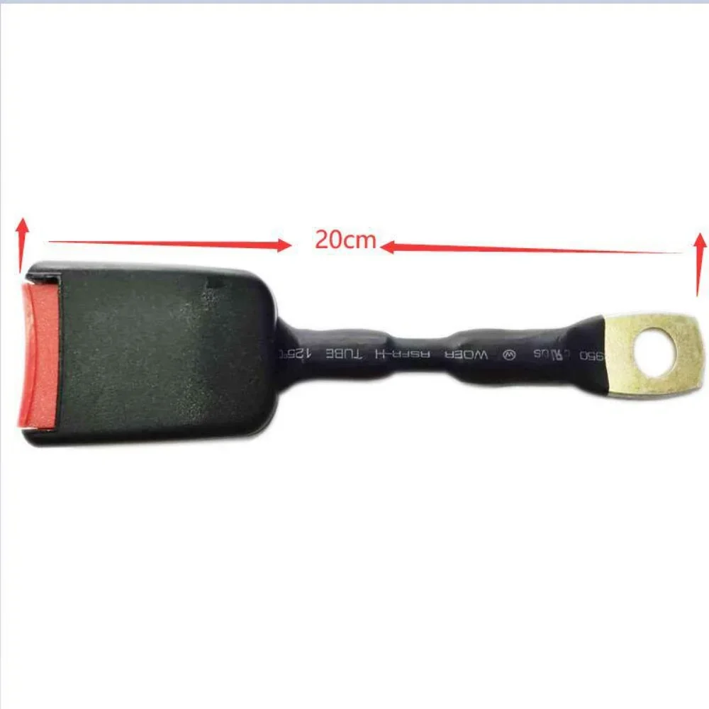 20cm Steel Wire Base Car Seat Belt Base Socket Car Safety Belt Lock Usb Long Wire Rope Holders Accessories Safety Long
