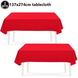 Vibrant Red Party Tableware Set for Celebrations and Events (Coffee)
