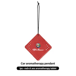 Elegant Car Air Freshener Aromatherapy Pendant - Hanging Perfume Piece (Red - sea - 1PCS)