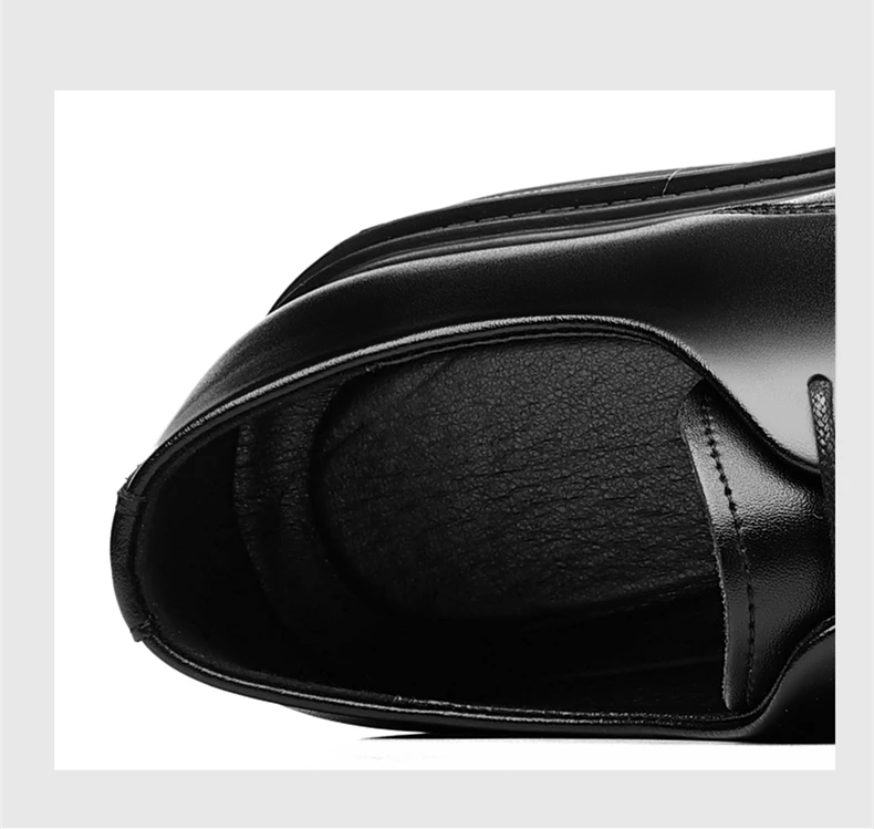 Aushöhlen Aufzug Schuhe Männer Kleid Schuhe 3/6/8 cm Formale Schuhe Frühjahr/sommer Klassische Business Luxus männer Oxfords Lift Anzug Schuh – Detail 9
