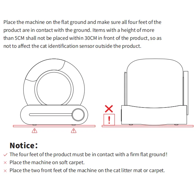 Smart Cat Litter Box Fully Automatic Large Capacity Cat Litter Box Semi-enclosed Smart Cat Toilet APP Remote Control 2