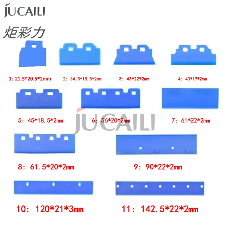 

JCL 8Pcs Various Wiper for Epson XP600 4720 I3200 Printhead for Mutoh Roland Mimaki Large Format Printer Parts