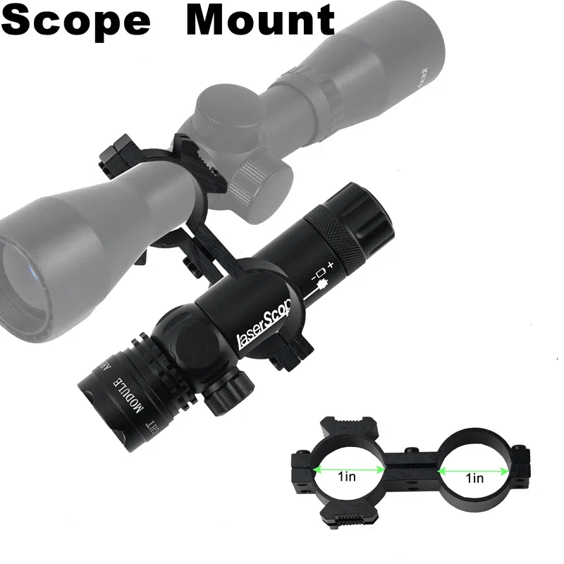 Laser Sight Red Dot Laser Sight Aluminum Alloy Laser Aiming Lamp Red/Green Can Be Installed with Flashlight Outdoor