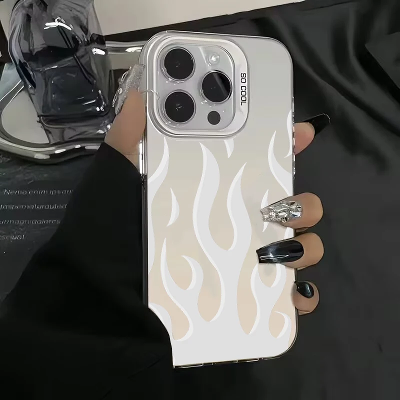 Stylish Flame Design Protective Phone Case Cover