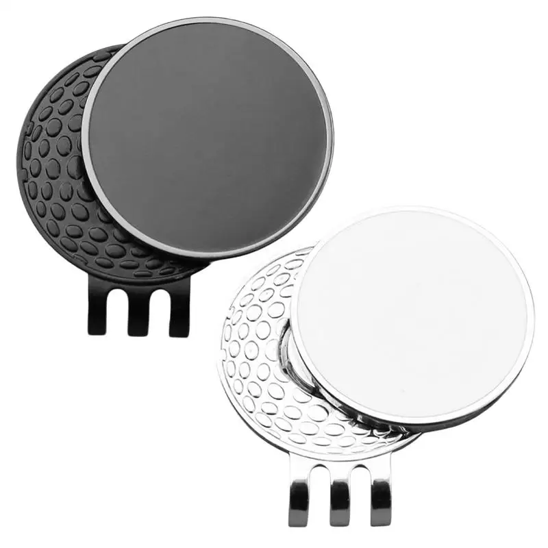 Golf Ball Marker For Hat Ball Marker Magnetic For Golf Sport Belt Pocket Clip-On Bag Decoration Portable On-Course