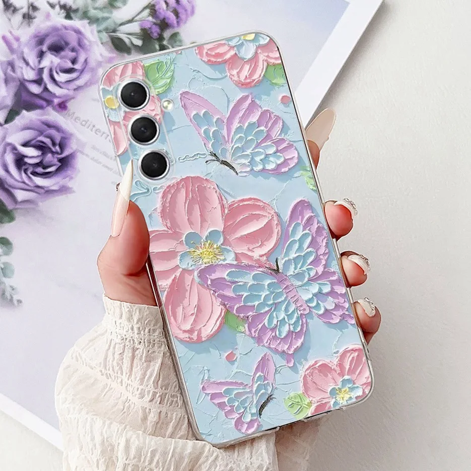 Luxury Painted Soft Slim Phone Case - Elegant Back Cover Coque
