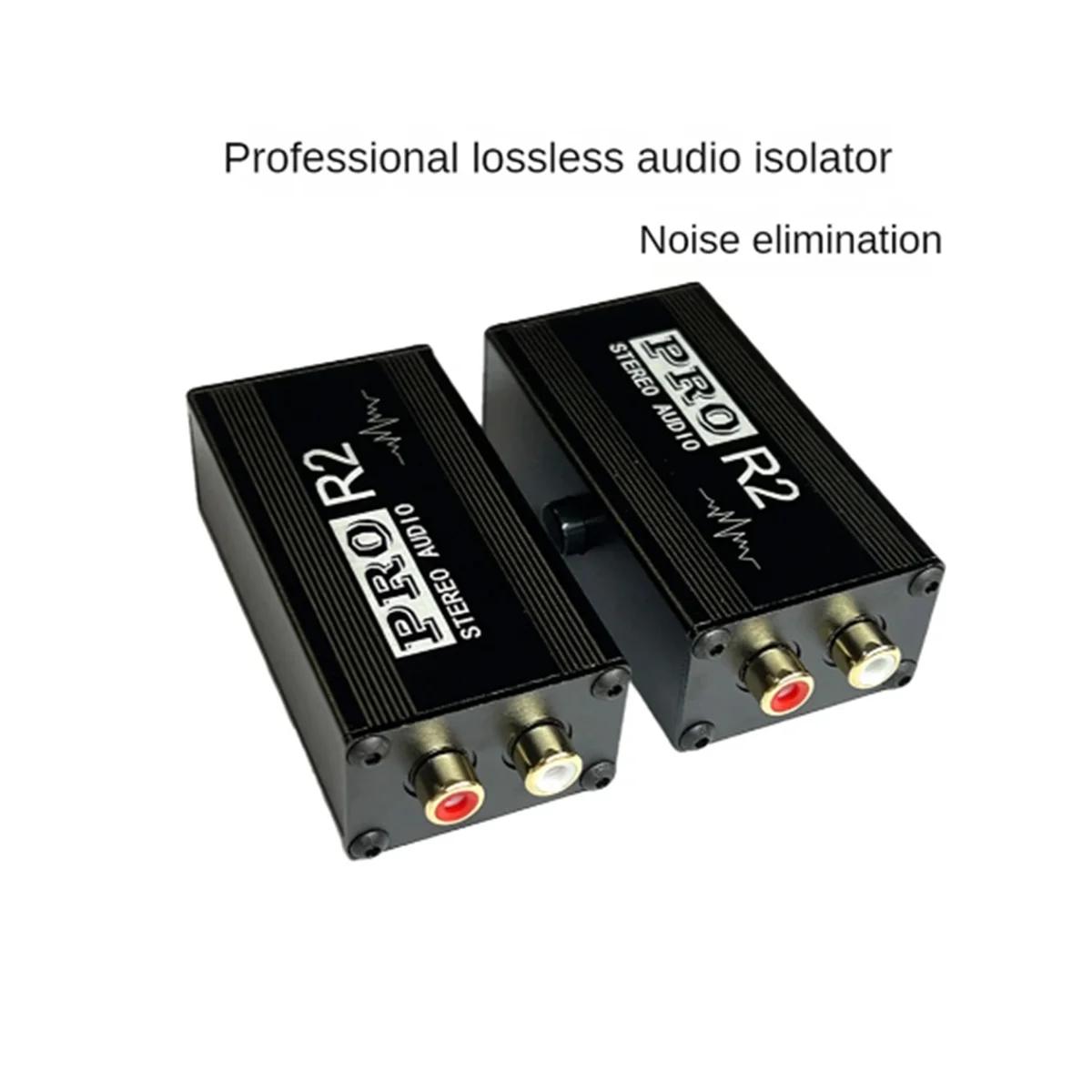 Ground Loop Audio Isolator Audio Noise Filter RCA Noise Suppressor Isolator Signal Reducer