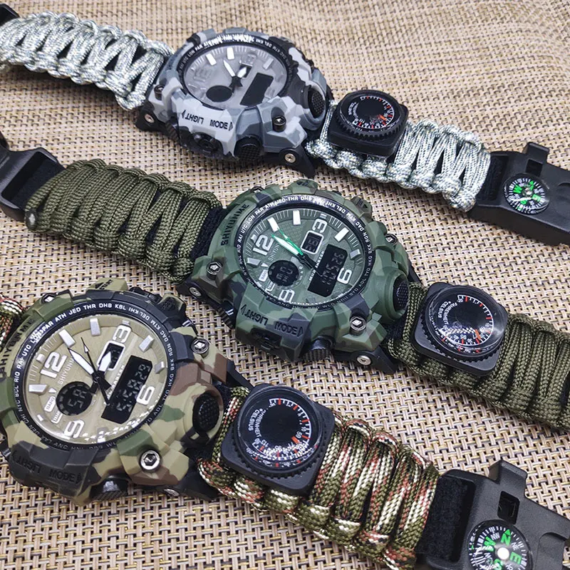 G Shock Adjustable Paracord Watch Band SHIYUNME Outdoor