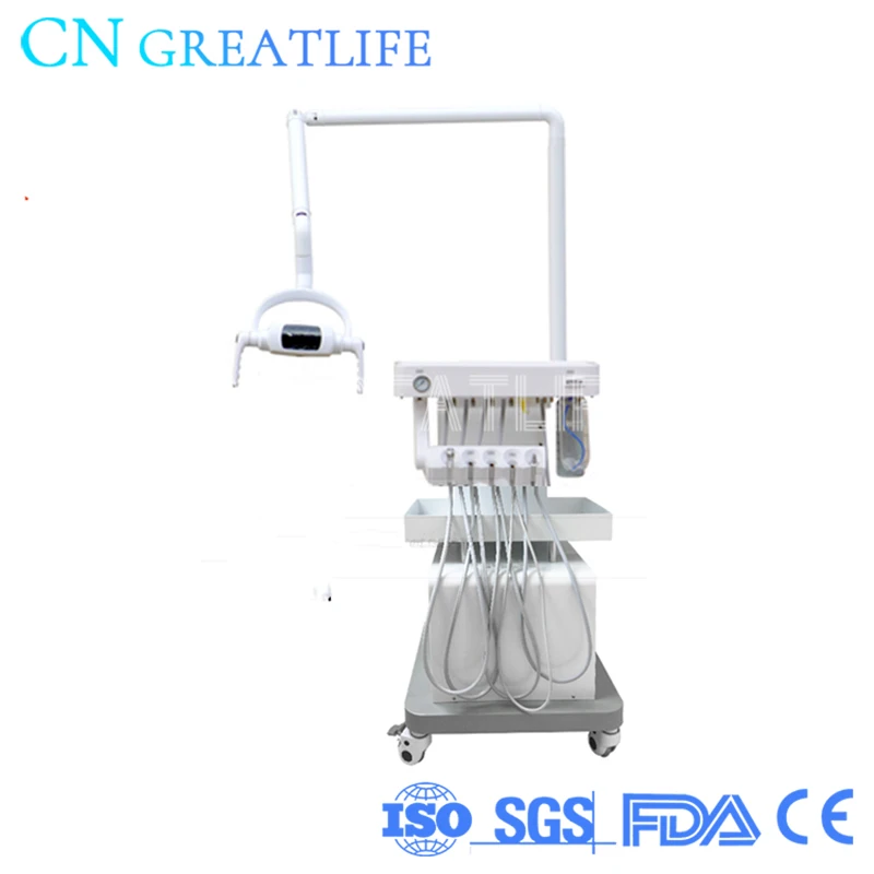 DentistryLabEquipmentTrolleyCartMovableTreatmentDeskPortable