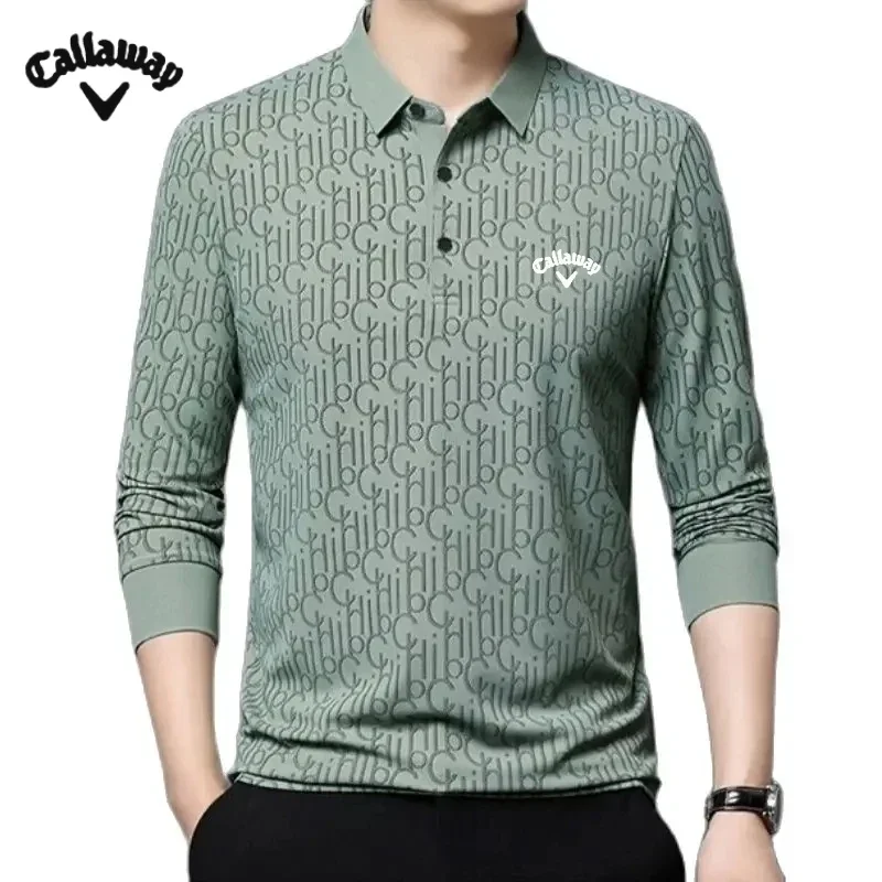 Spring and Autumn Men's High Quality Embroidered Long Sleeve Polo Shirt New Luxury Fashion Business Leisure Multi Functional Top 3