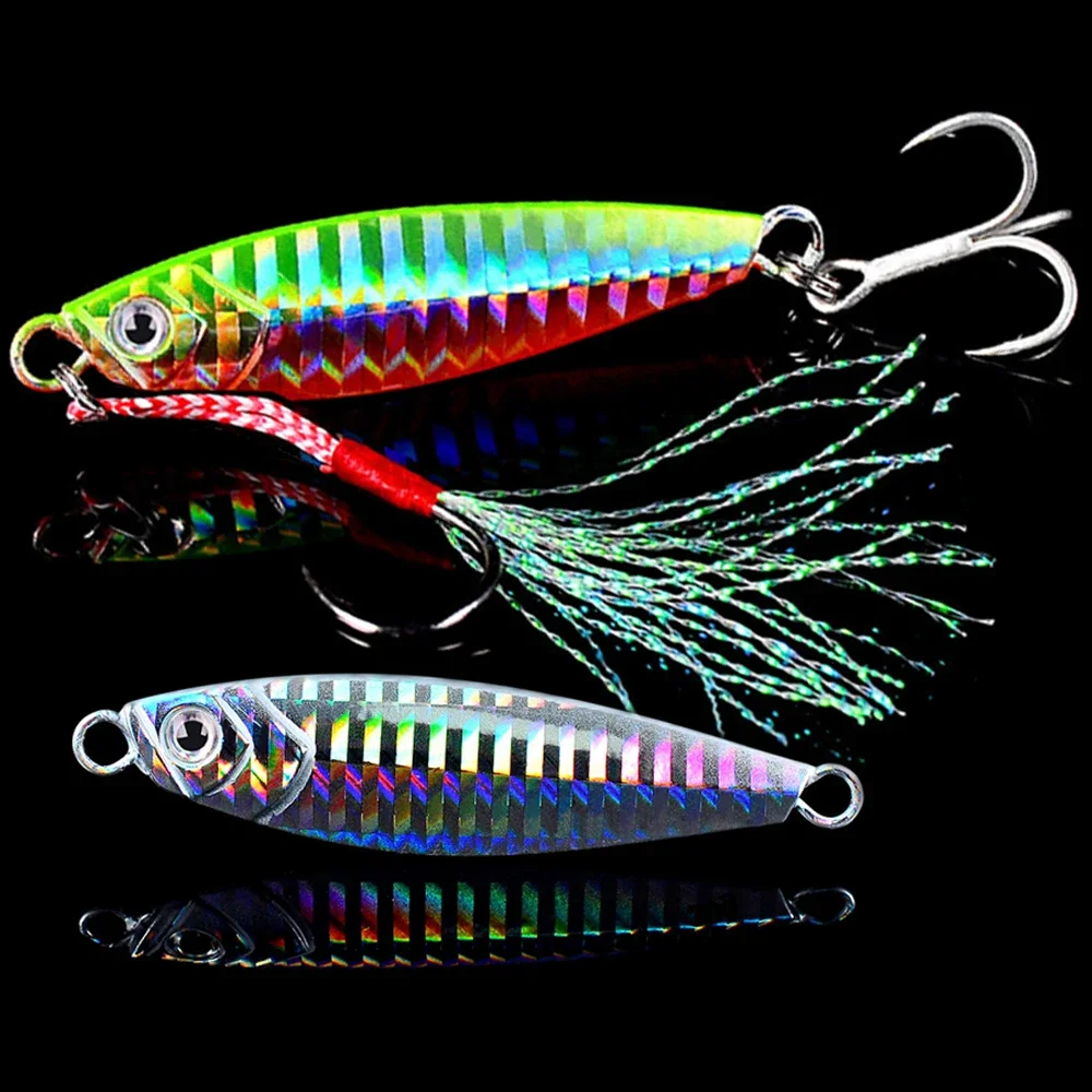 

Metal Jig VIB Fishing Lure 10g 20g 30g 40g Sinking Lures Sea Jigs Spoon Winter Fishing Good for Fishing Jigging Lure Peche Tuna