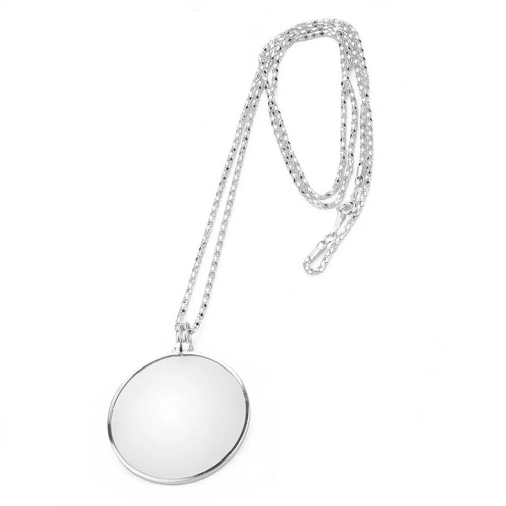 5X Vergrootglas Monocle Lens Ketting Vergrootglas Loep (Goud