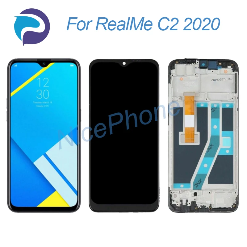 

ЖК-экран для RealMe C2 2020 + цифровой преобразователь сенсорного экрана 1600*720 C2 2020 ЖК-экран