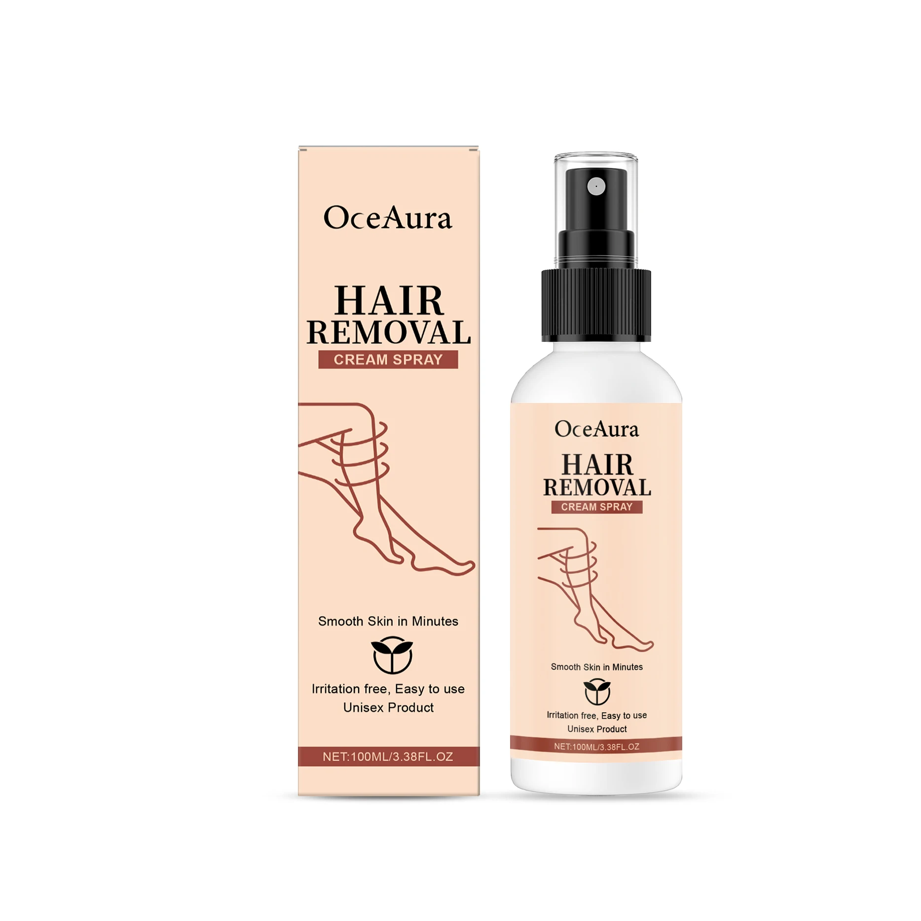 Feuchtigkeitsspendendes Enthaarungsspray für ein frisches, feines Hautbild. Einfache Haarentfernung in wenigen Minuten. Ideal für die tägliche Ganzkörper-Enthaarung._voghion.com