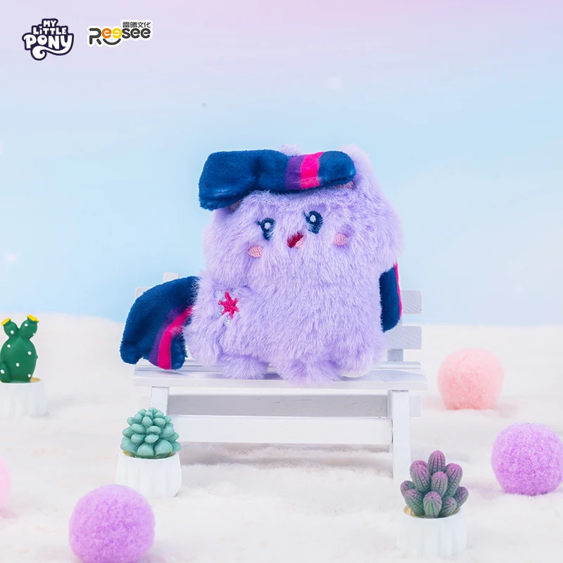 Cute My Little Pony Plush Keychain Mlp Stuffed Animal Key Ring