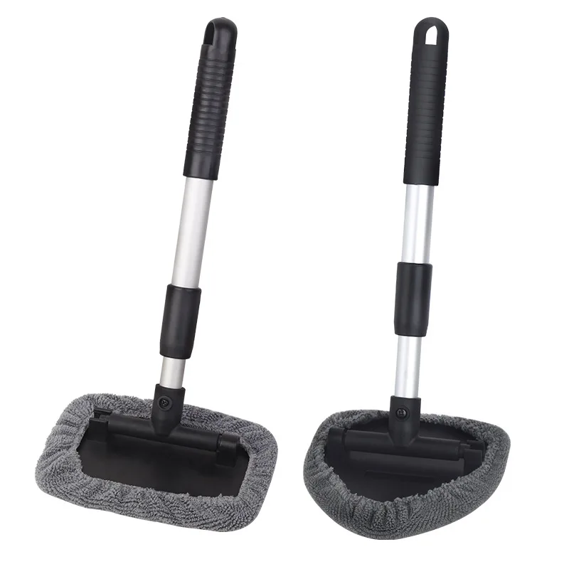 

Car Windshield Cleaning Brush Aluminum Alloy Telescopic Rod Window Defogging Brush Windshield Dust Brush Cleaning Supplies