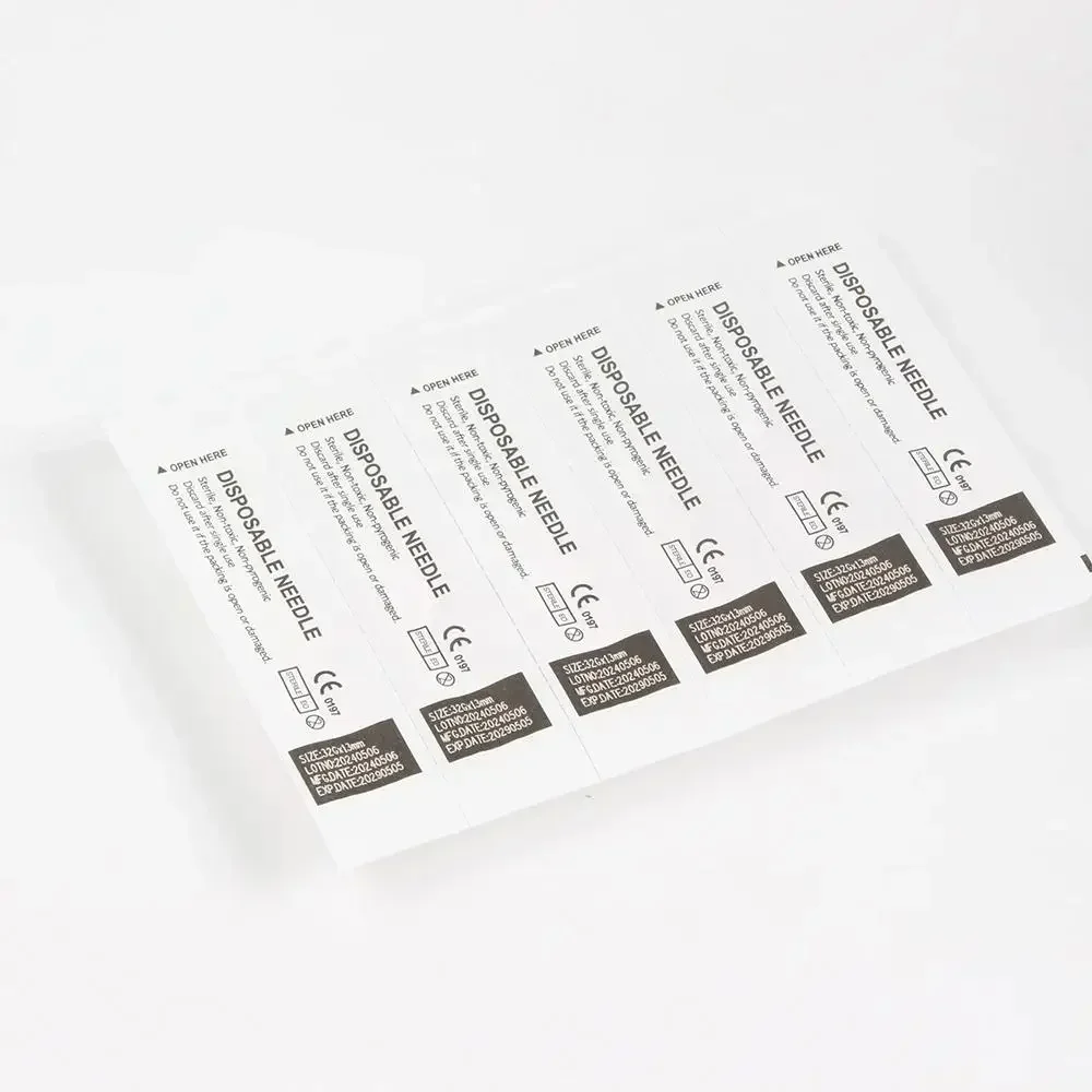 Beauty Injection Needles 100PCS 30G Painless Needle Beauty Ultrafine 4/6/13mm Piercing Transparent Syringe Injection Glue Clear Tip Cap Pharmaceutical
