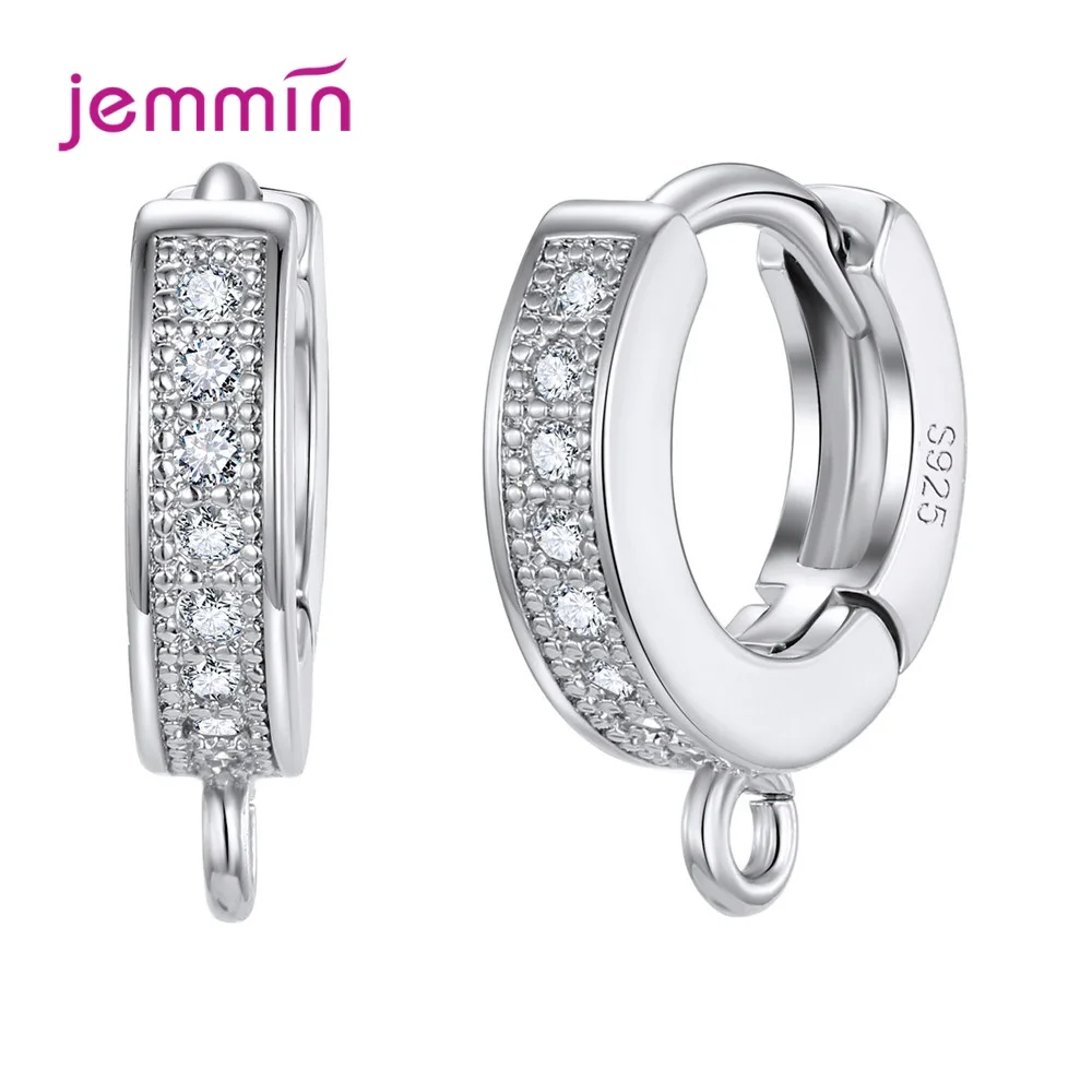 925 Silver Earring Findings High Quality Jewelry Accessories Bright Crystal Fashion Jewelry Accessories - Image 5