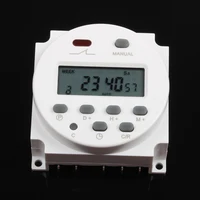 CN101B AC 12V 24V 110V 220V Digital LCD Power Timer NO NC Programmable Time Switch Relay with protective cover weekly 7days 2