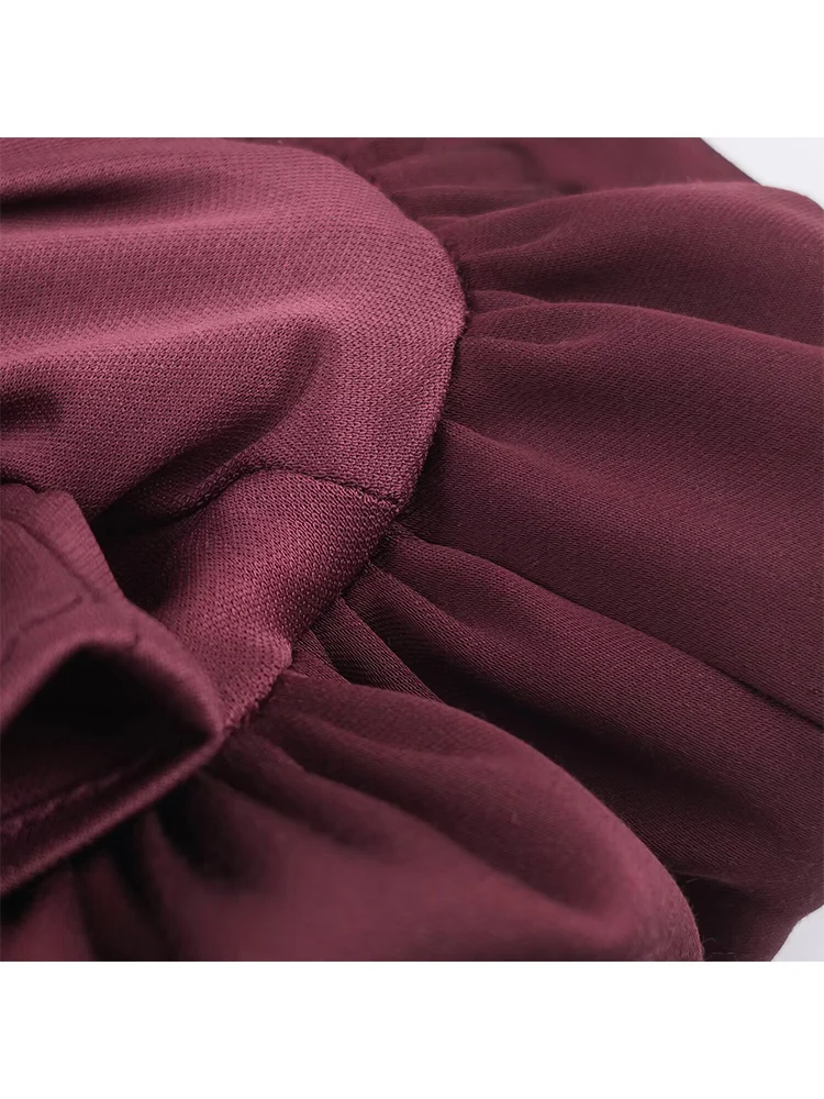 Women Elegant Sling Top Mini Skirt Sets 2026 New Sleeveless Pleated Short Tops High Waist Pleated Ball Gown Ladies Chic Outfits