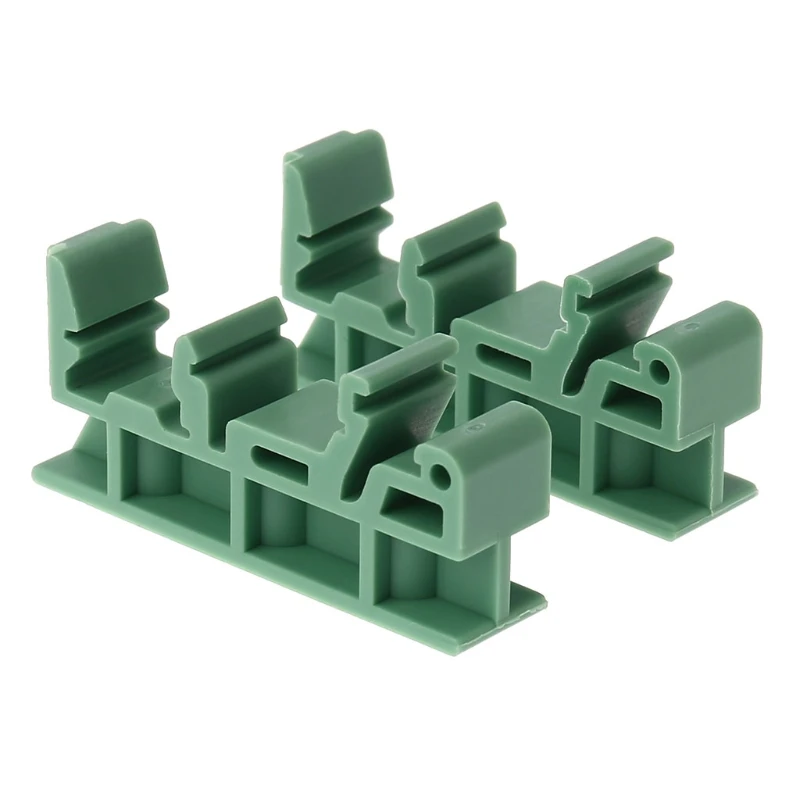 2pcs DIN 35mm Rail Adapter Circuit Board Mounting Bracket Mount Holder Multi Tools DRG-01 PCB Mount Holder 3