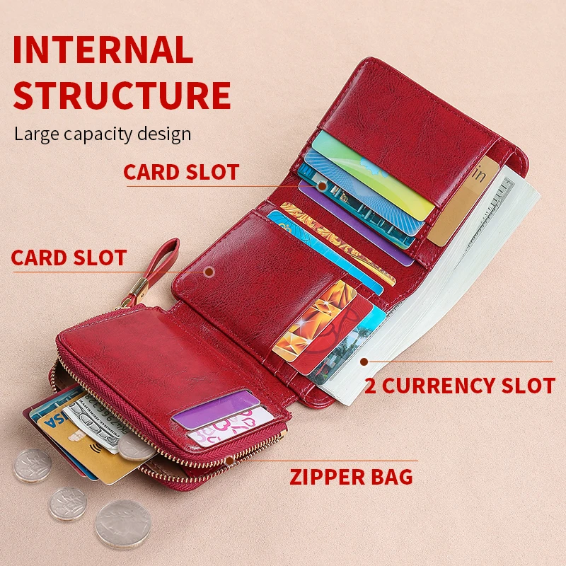 Spacious Card Slot Wallet with Coin and Key Holder - Ideal Birthday or Valentine's Gift