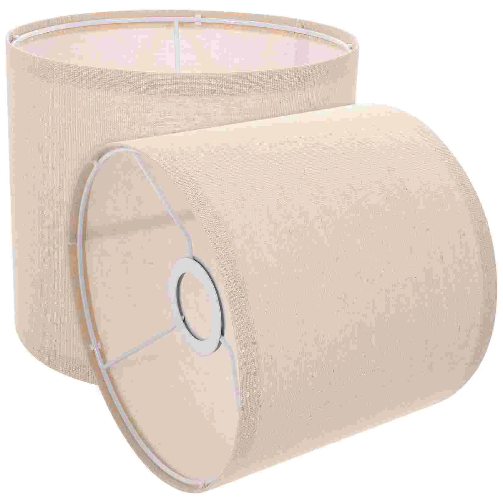

2pcs Lamp Shades Linen Lamp Detachable Light Table Lamp Shade for Home Hotel