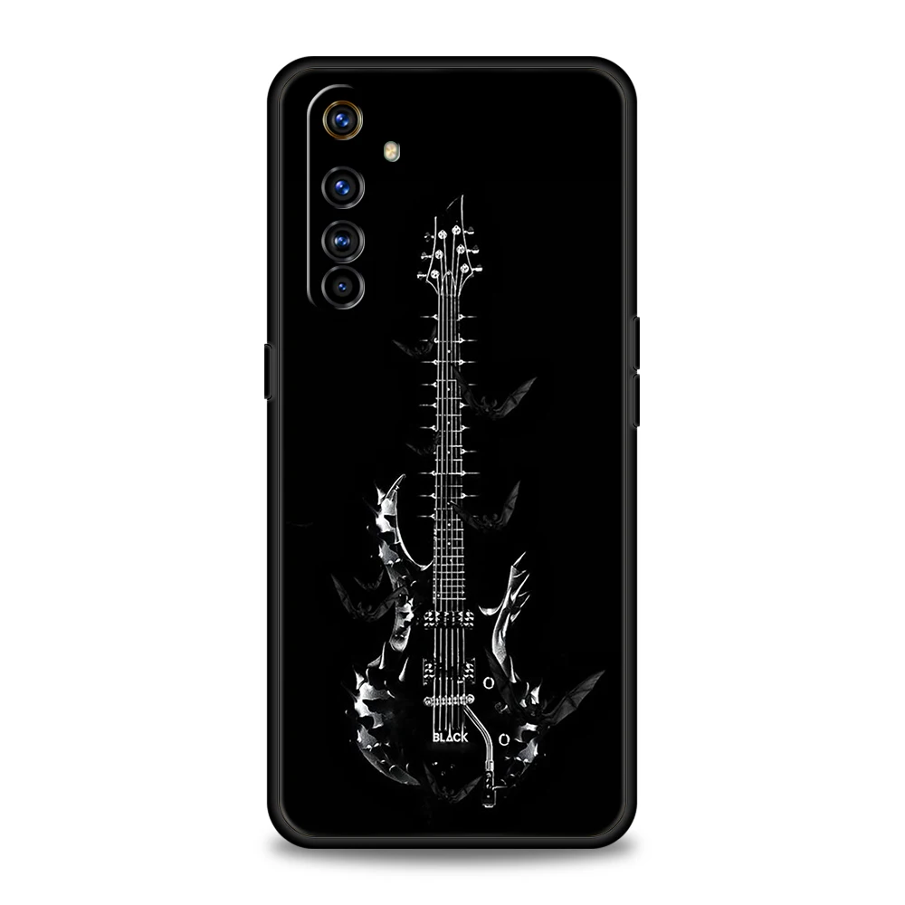 Guitar Music Art Shockproof Silicone Phone Case