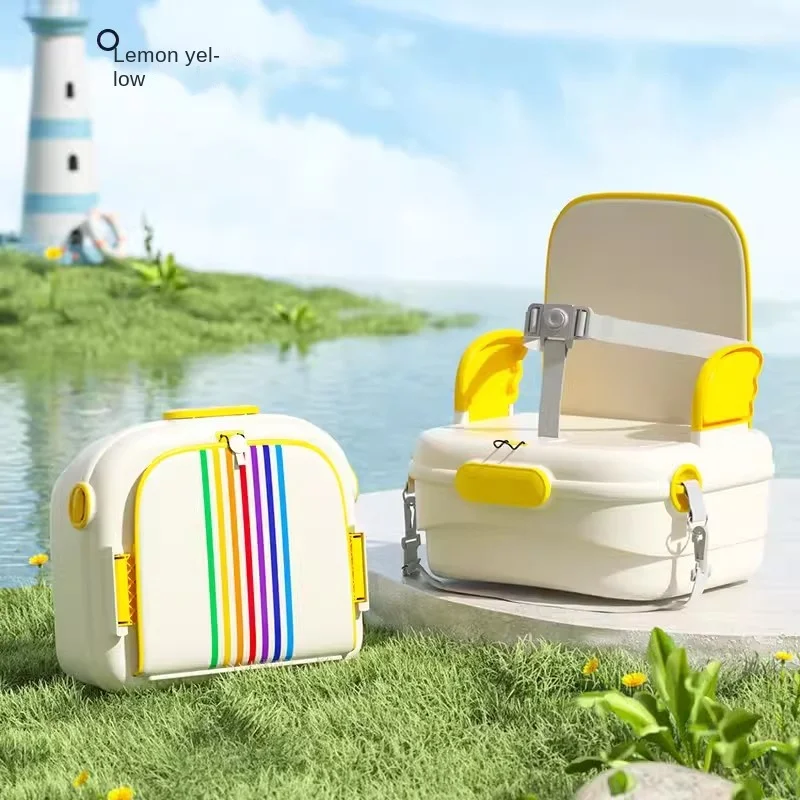 2 in 1 Multi-functional Portable Baby Camping Chair Baby Dining Chair Mommy Bag Portable Children's Dining Chairs for Going Out
