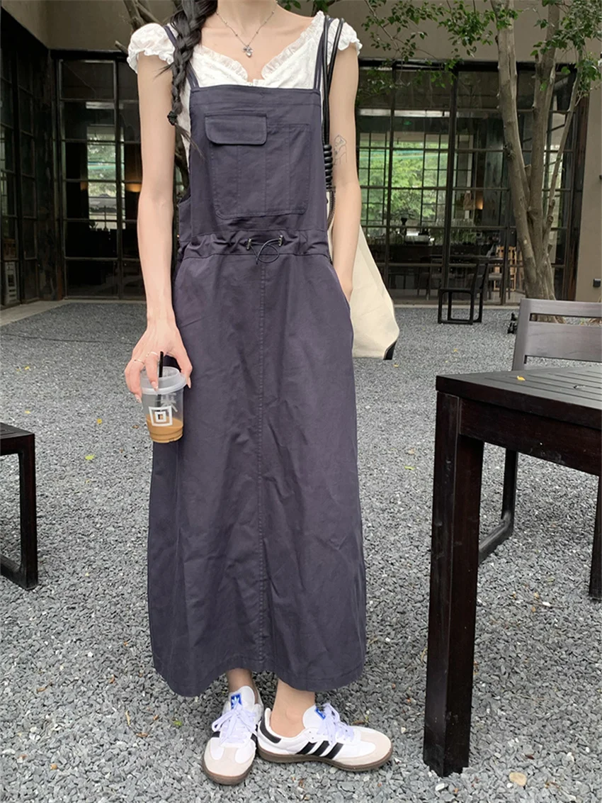 

Женское офисное платье-комбинезон PLAMTEE, новинка, свободное, в стиле ранней осени, шикарное повседневное, винтажное, универсальное, в стиле Хай-стрит, 2023