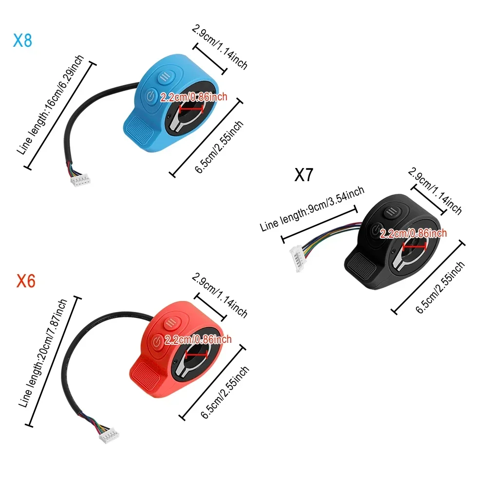 Geschwindigkeit Controller Finger Gaspedal Zubehör Für HX X6 X7 X8 Elektrische Roller Teile Finger Gaspedal – Detail 24