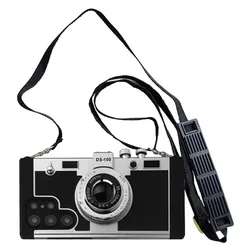 Vintage Camera Design Phone Case with Lanyard - Emily in Paris Collection - GalaxyS23Ultra(6.8