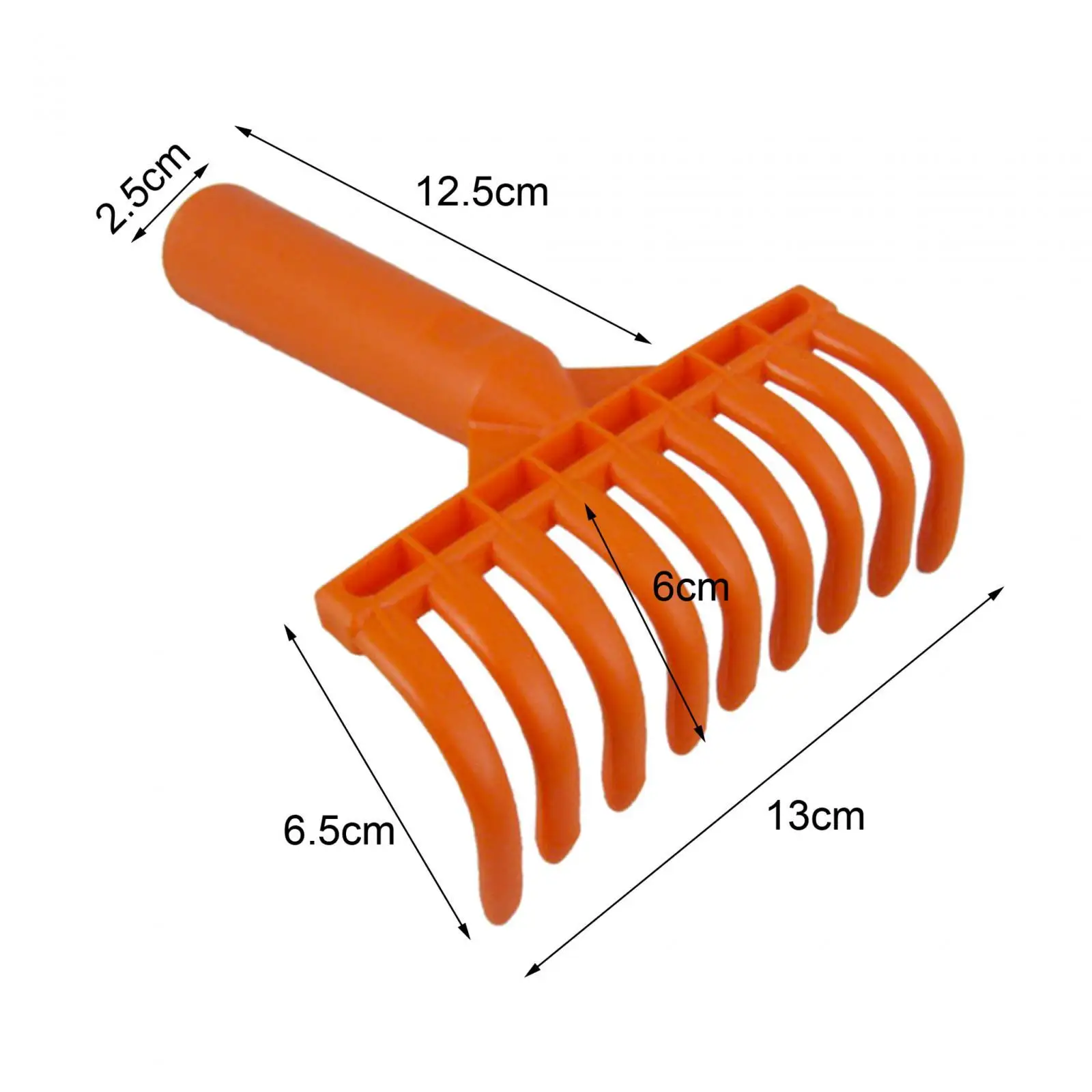 Farming Rake Small Yard Leaf Rake Lightweight 9 Tines Garden Rake Ergonomic for Lawn