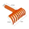 Small Yard Leaf Rake Lightweight 9 Tines Garden Rake Ergonomic Rake for Lawn 6