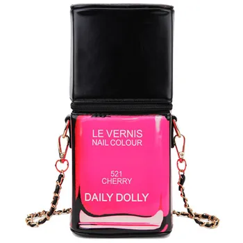 Women Shoulder Bag Lipstick Cosmetic Bag High Quality Leather Handbag Luxury Brand Chain Handle Shoulder Messenger Bag for Woman