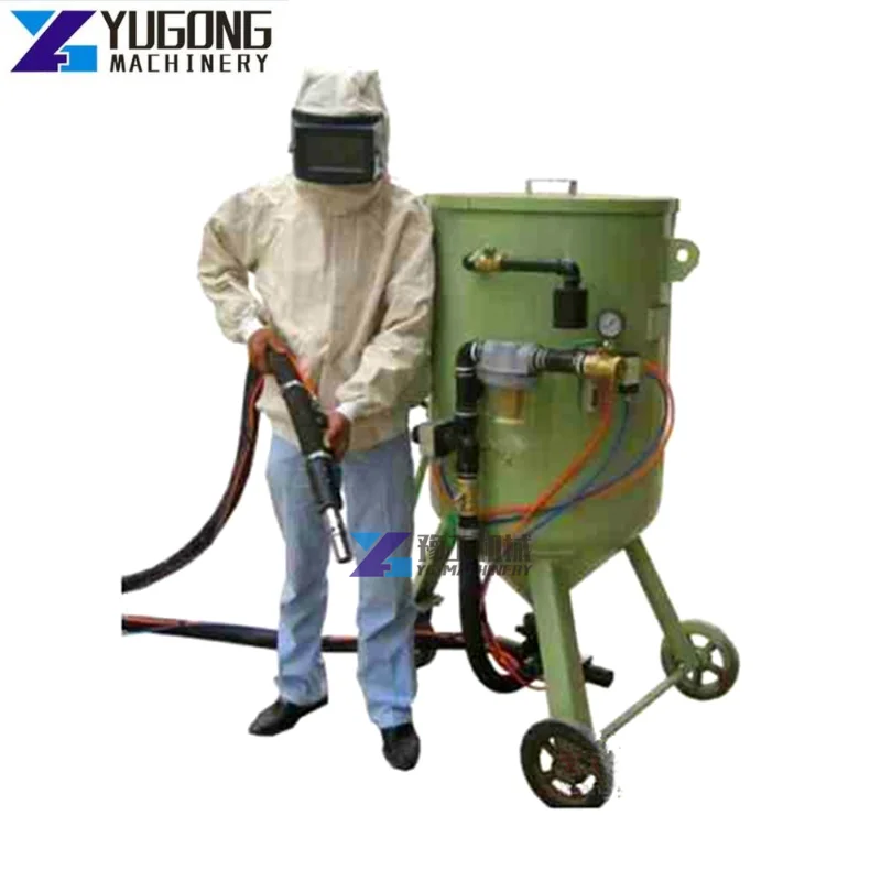 

Surface Cleaning Water Sandblaster Tank YG Factory Price Sandblaster Industrial Machine Automatic Sandblasting Machine