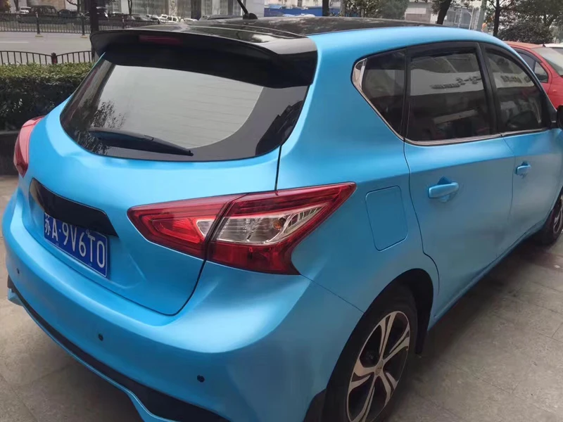 

Высококачественная яркая металлическая небесно-голубая виниловая оболочка, металлическая оболочка для автомобиля, пин-рулон, клейкая пленка, наклейка, воздушный канал