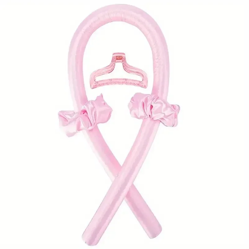 Woman Heatless Curling Rod Heatless Hair Curls Headband Sleeping Soft Wave Curling Iron Large Intestine Scroller Styling Tools