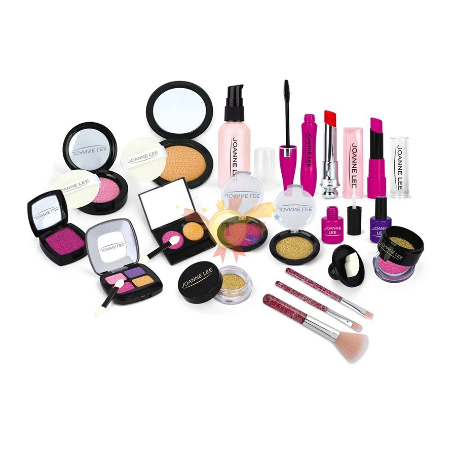 (Not Real Makeup)Pretend  For Girls, Pretend Play  Set - With Cosmetic Bag  Birthday Christmas, Toy