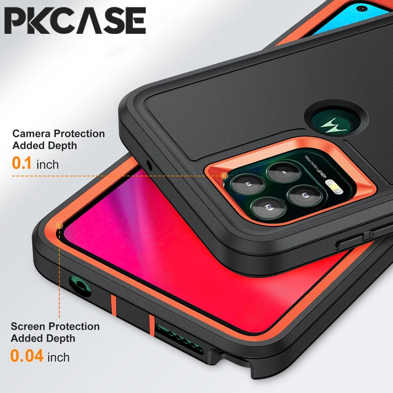 PKCASE Heavy Armor Shockproof Metal Bracket Cover - Rugged Protection