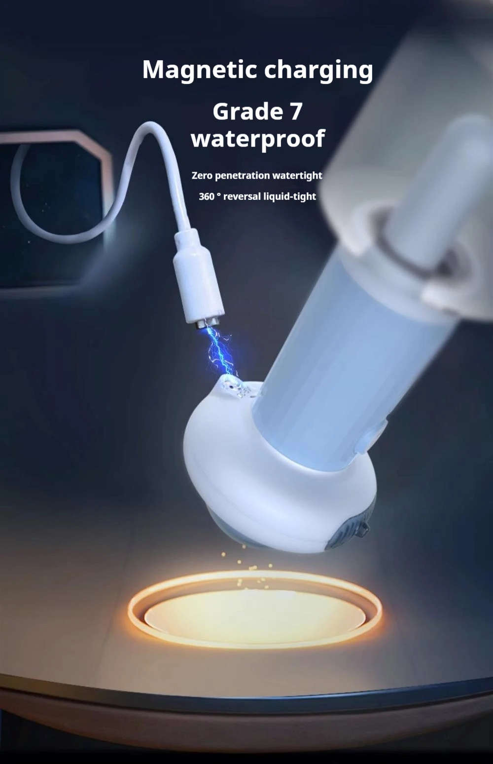 Automatic Dog Soap Dispenser - Wireless USB Pet Grooming Foam Sprayer