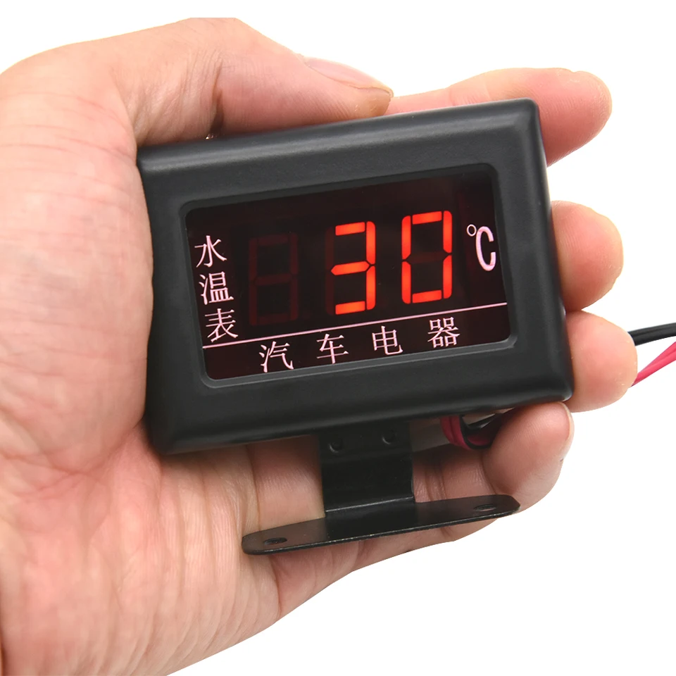 JINGERL 52mm meter car engine water temperature gauge 40-120C water