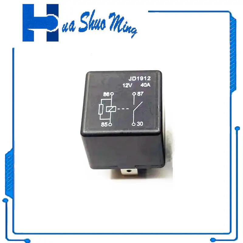 

2 шт./Лот 12 В JD1912 4pin 12VDC 40A