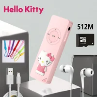 Hello Kitty Mini Mp3 Kawaii Portable MP3 Player Cute Music Players Sports Walkman E-book Player Hearing Running Exercise MP3 1