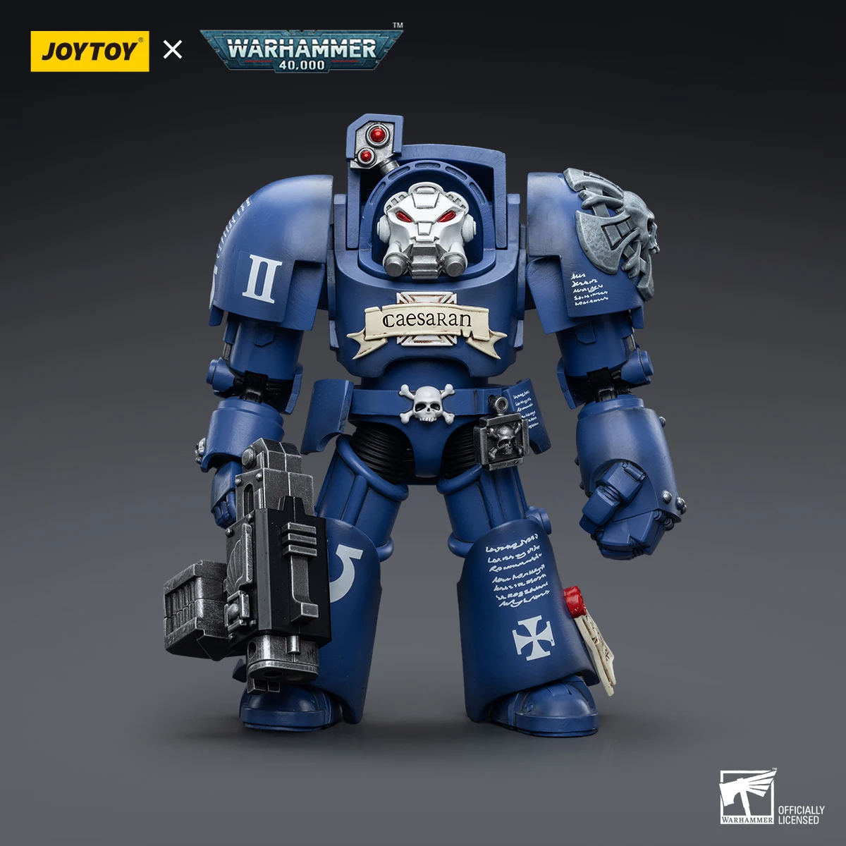 

『In Stock』JOYTOY 1/18 Warhammer 40k Series Action Figures Ultramarines Terminators Brother Caesaran Anime Games Action Figures