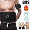 Belly massager EMS Abdominal Belt Electric Muscle Stimulation Portable Fitness Massager Waist Trainer Body Slimming Shaping 1
