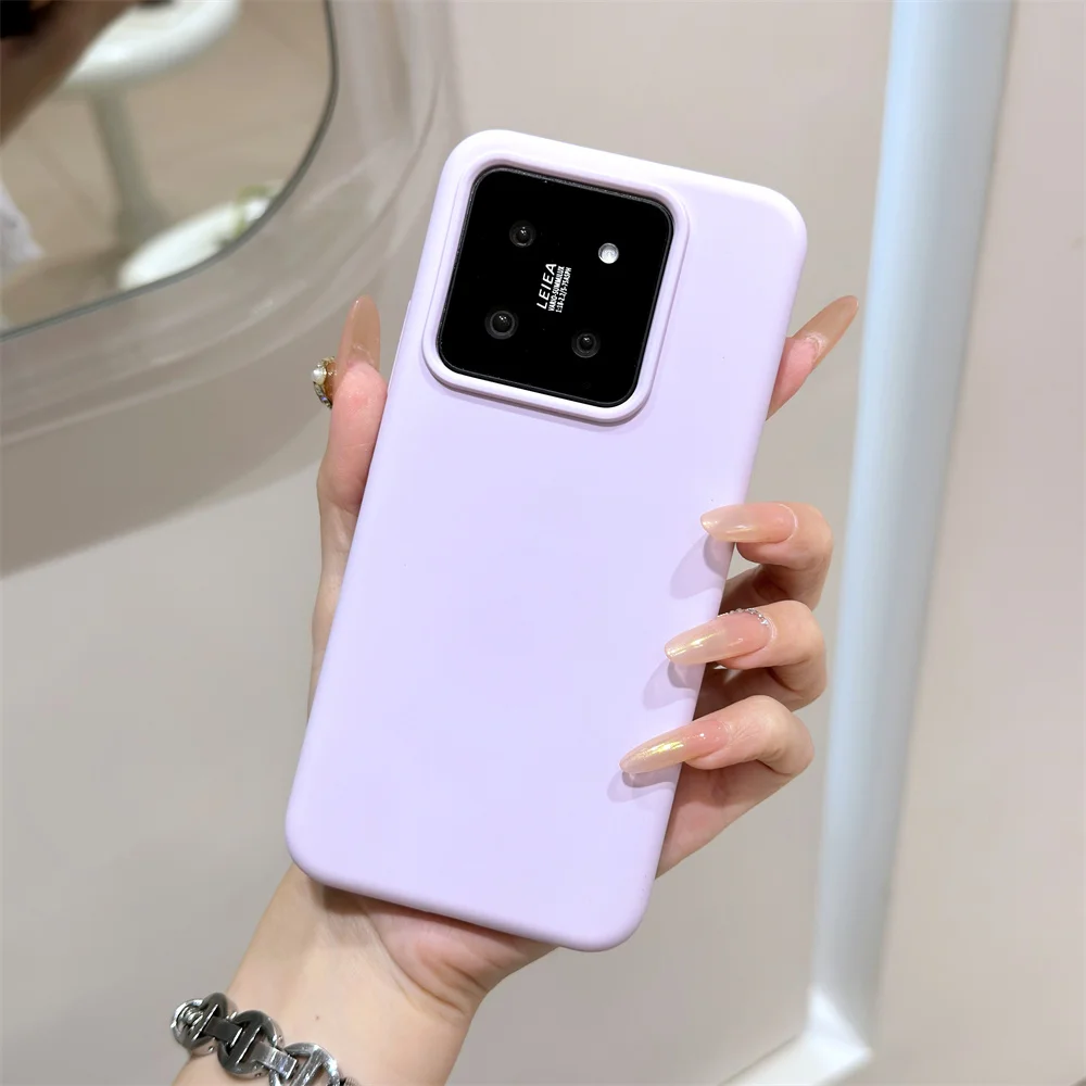 Premium Liquid Silicone Candy Bumper Phone Case - Ultra Matte Soft Back Cover