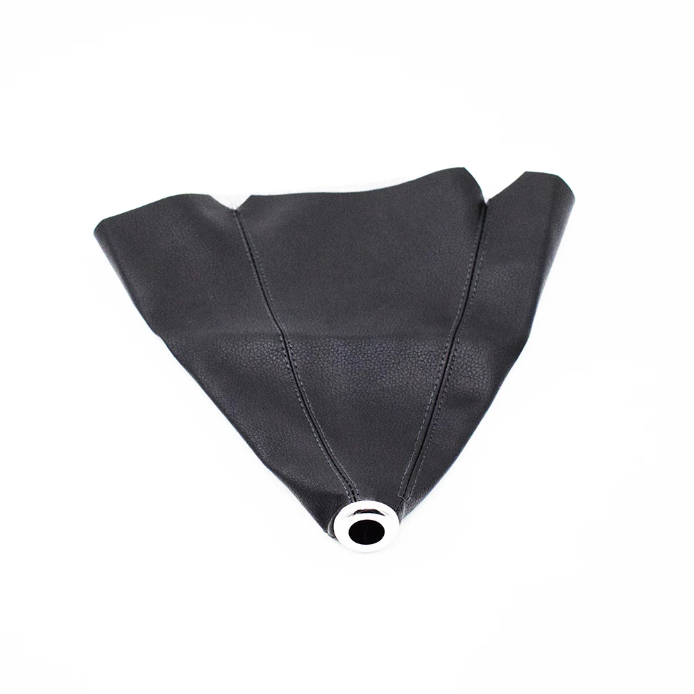 Leather Gear Stick Shift Boot Dust Cover - Black & Red